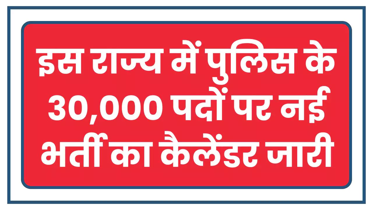 Police Constable Bharti 2025