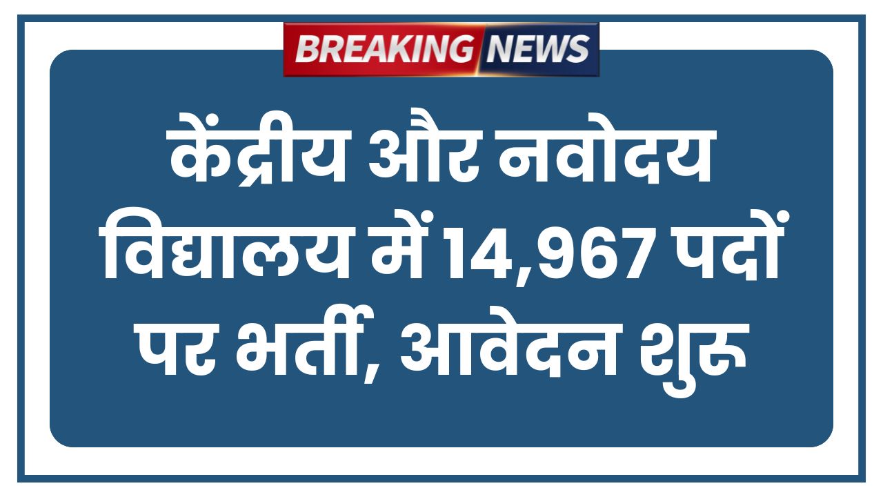 Teacher Vacancy 2025