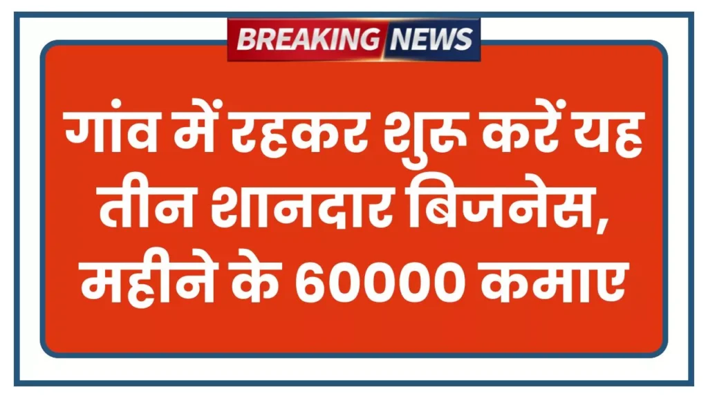 Village Business Ideas