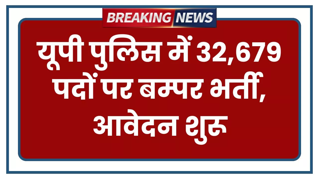 UP Police Constable Bharti 2025